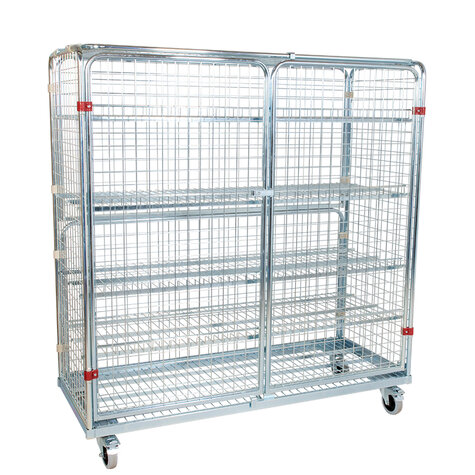metal rollcage, 620 x 1500 mm, without stacking frame, type 5-sided