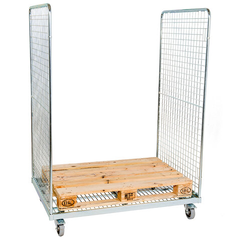 metal rollcage, 950 x 1350 mm, type 2-sided