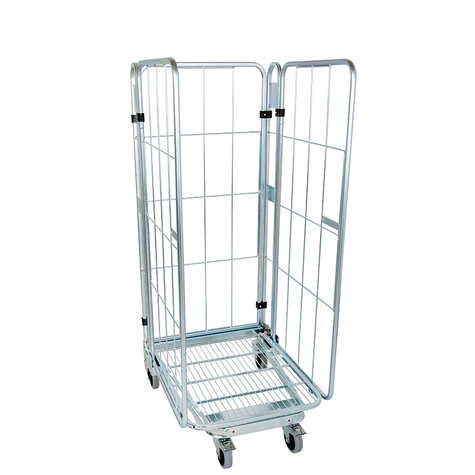 nestable metal rollcage, 725 x 820 mm, with 1 x metal...