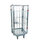 nestable metal rollcage, 725 x 820 mm, with 1 x metal base, type 4-sided