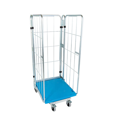 nestable metal rollcage, 730 x 815 mm, with 1 x plastic...
