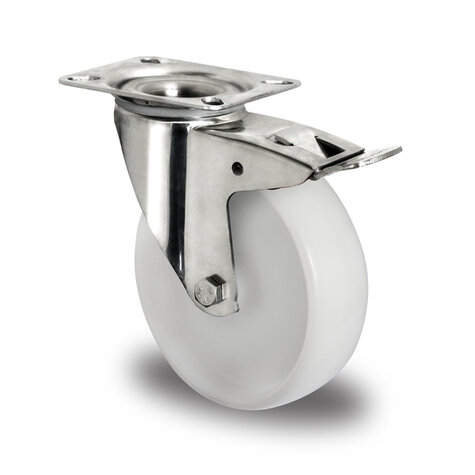 Lenkrolle, ø 100 mm mit Feststeller