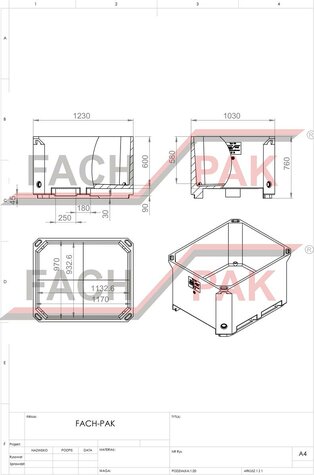 isolierte Container Typ 660 HD