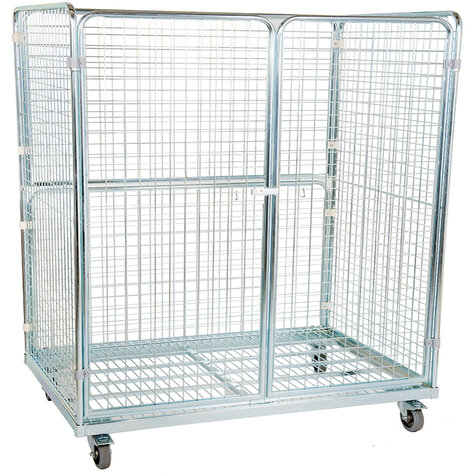 Stahlrollbehälter 1600, 800 x 1600 mm, 4-seitig, 1...