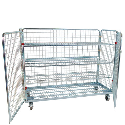 metal rollcage, 620 x 1500 mm, type 4-sided