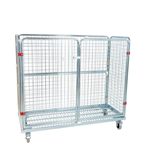 Stahlrollbehälter 1200, 620 x 1500 mm, 4-seitig, 1...