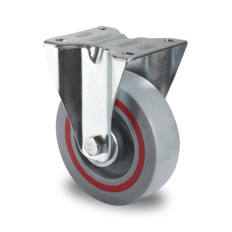 fixed castor, ø 125 mm