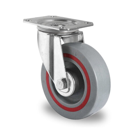 swivel castor, ø 125 mm