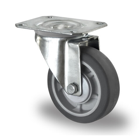 swivel castor, ø 100 mm