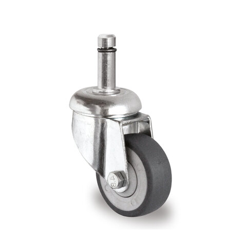 swivel castor with bolt hole,  75 mm