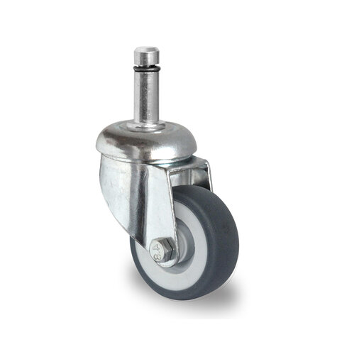 Lenkrolle,  75 mm, Rckenloch