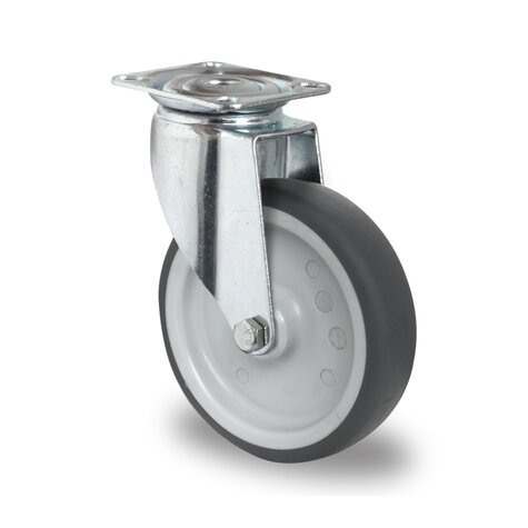 swivel castor, ø 125 mm