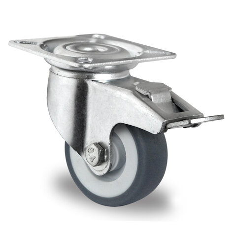 Lenkrolle, ø 50 mm mit Feststeller