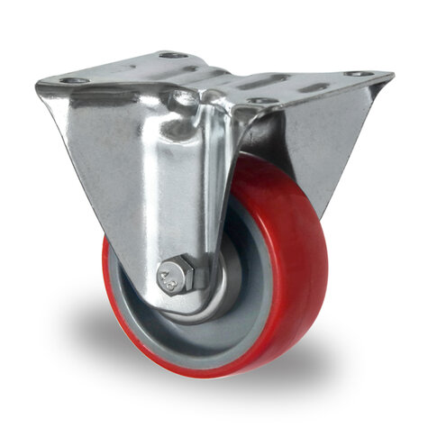 fixed castor, ø 80 mm