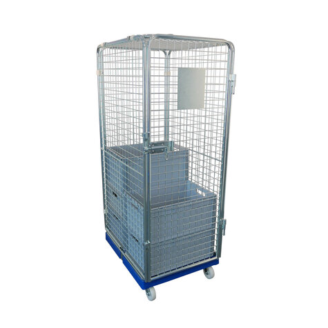 rollcage with plastic base, 724 x 815 mm, type 5-sided...