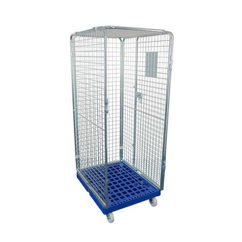 rollcage with plastic base, 724 x 815 mm, type 5-sided ANTI-THEFT