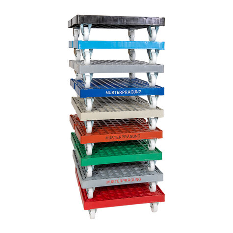 Rollplatte KU blau, 724 x 815 mm,  108 PP