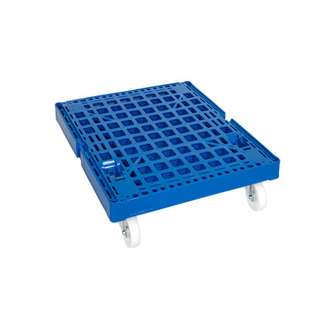 Plastic base, 682 x 815 mm,  108 mm polypropylene castors