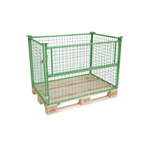 mesh stacking frame, usable height 800 mm, powder coated