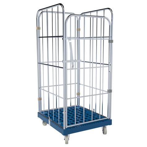rollcage with plastic base, type 724 x 815 mm, type 4-sided