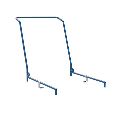 Schiebebügel für Stahlrollplatte 710 x 800 mm, enzianblau...