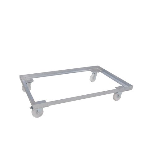 Palettenfahrrahmen 800x1200mm , ø 125 mm Polypropylenrollen