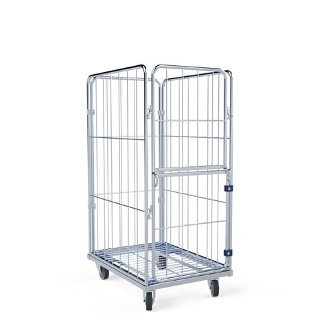 Laundry container 1200mm, 600x810ME, 4-sided, front wall...