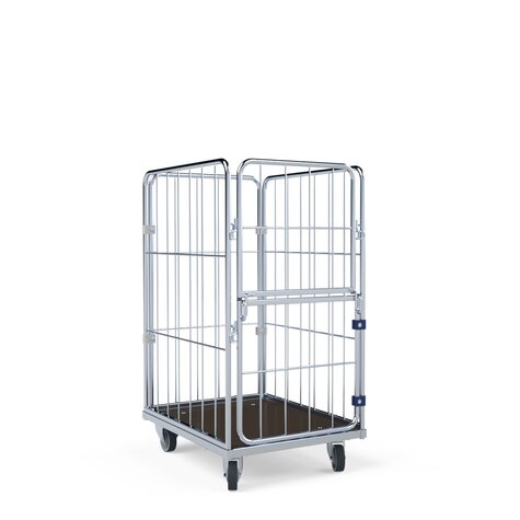 Laundry container 1000mm, 600x740WO, 4-sided, front wall...