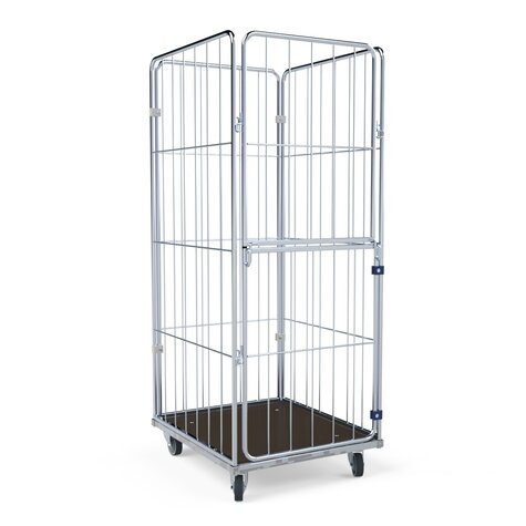 Laundry container 1650mm, 720x810WO, 4-sided, front wall...