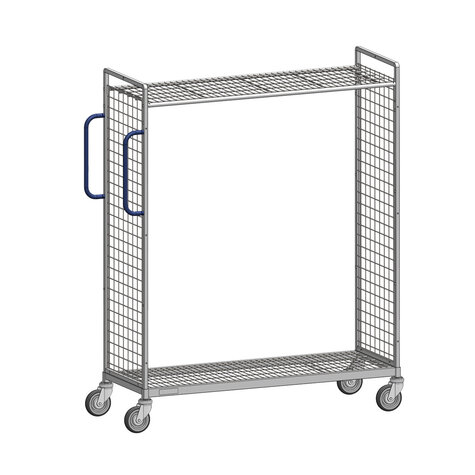 Kommissionierwagen 1425 ME, 467 x 1297 mm, 2-seitig, 1...