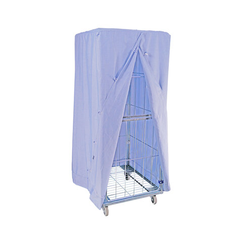 Abdeckhaube Blau für Wäschecontainer 1550mm, 600x810