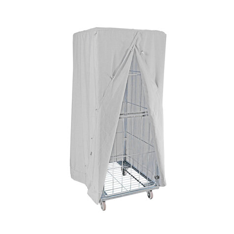 Abdeckhaube Weiß für Wäschecontainer 1000mm, 600x810